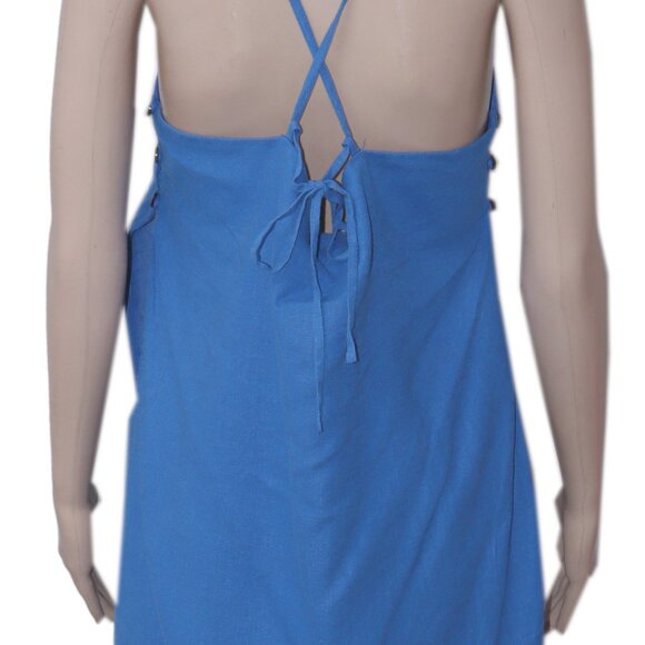 Free People Blue Straight Leg Jumpsuit - Picture 6 of 6